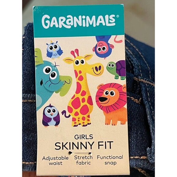 NWT GARANIMALS Girls Skinny Fit Jeans 12M - Picture 3 of 5